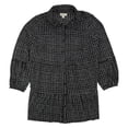 thumbnail image 1 of Blusa tipo túnica a cuadros Style & Co para mujer negro 2X, 1 of 1