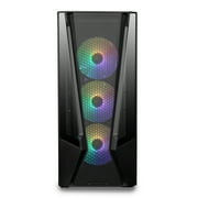iBUYPOWER Trace Mesh Gaming PC Desktop Liquid Cooled , AMD Ryzen 7 7700 , NVIDIA GeForce RTX 4060Ti , 16GB DDR5 RGB RAM , 1TB NVMe SSD , Black (2024)
