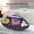 thumbnail image 4 of Yayeee Pillowcase King Size Set of 2 Satin Wrinkle Resistant Pillow Case, Colorful Halloween Ghost, 4 of 7