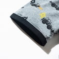 thumbnail image 4 of NIEWTR Toddler Girl Clothes 2Pcs Sets Toddler Short T-Shirt Tops Shorts Outfit Set Print T-shirt Top Elastic Waist Shorts Toddler Baby Girl Outfit 18M-4T(Grey,7-8 Years), 4 of 9