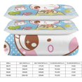 thumbnail image 2 of HAHDAXIA Cartoon Rabbit Bedding Solid Comforter Set for All Seasons 3 Pieces(1 Comforter+2 Pillowcases) Soft Microfiber Bedding Set Queen(90"x90"), 2 of 7
