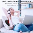 thumbnail image 2 of Back and neck massager, deep tissue kneading, electric massage pillow for back, shoulders, legs, feet, body muscle pain relief, suitable for home, ca, 2 of 5