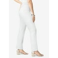 thumbnail image 3 of Roaman's Women's Plus Size Petite Plus Size Comfort Stretch Straight Leg Jean, 3 of 6