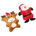 thumbnail image 3 of 2 uds. De peluche interactivo para perros, juguete chirriante de peluche suave para cachorros, juguete para la dentición para rechinar los dientes de mascotas, 2 uds., 3 of 6