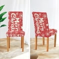 thumbnail image 5 of BZSMCE Chairs Slipcovers Dining Chair Covers Classical White Christmas Snowflake Patterned Creative Pattern, 5 of 7
