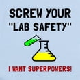 thumbnail image 2 of CafePress - Lab Safety Superpowers Body Suit - Long Sleeve Cotton Baby Bodysuit, 2 of 4