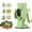 Green, variant on Rotary Cheese Grater with Handle Kitchen Shredder Slicer Grater Slicer Ice Shaver Cheese Vegetable Nuts Potato Zucchini Chocolate 3 Interchangeable Blades,Non-slip Suction Base