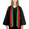 thumbnail image 3 of DABOYOZHZH Malawi Flag Graduation Stole Shawl Sash Honor For Study Aboard International Students, 3 of 9