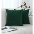 thumbnail image 2 of Fundas de almohada decorativas Jeneoo, 50 x 50 cm, chenilla, 2 unidades, verdes, 2 of 7