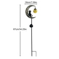 thumbnail image 3 of Halloween Decorations Outdoor Solar | Solar Powered Halloween Decorations Metal Garden Stake Light | Black Cat Halloween Decor for Yard Lawn, Spooky Holiday Gift for Outdoor Space, 3 of 4