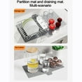 thumbnail image 3 of tamizeot Convenient Anti-collision Sink Drain Pad For Small Changes Protecting Sink grey, 3 of 3