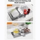 thumbnail image 2 of Inteprter Almohadilla de silicona para fregadero de cocina resistente a golpes y arañazos, y se pueden colocar fácilmente artículos pequeños. Cocina y Comedor negro, 2 of 5