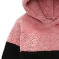 thumbnail image 4 of newwalpole Unisex Boys Girls Fleece Lined Sherpa Hoodie Kids Warm Winter Hoodies Pullover Hooded Sweatshirt Sweater Pink for Size 3-4 Years, 4 of 8