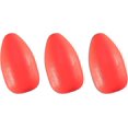 thumbnail image 1 of 30 Pack Oval Foam Floats Fishing Rig Floats Fly Fishing Trout Bobber Strike Indicator Pompano Surf Fishing Rig Walleye Crawler Harness Red Large: 1/2"*4/5" Red Large: 1/2"*4/5", 1 of 6