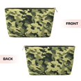 thumbnail image 2 of Army Camouflage Purse Organizer Handbags Totes Leather Zipper Printing Bag For Women Travel Toiletry Bag, 2 of 7