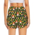 thumbnail image 2 of Lsque Mushroom Leaf Printed Women's Running Shorts with Liner Pockets,Elastic Quick Dry Workout Athletic Gym Yoga Shorts,Womens High Waist Shorts-XX-Large, 2 of 9