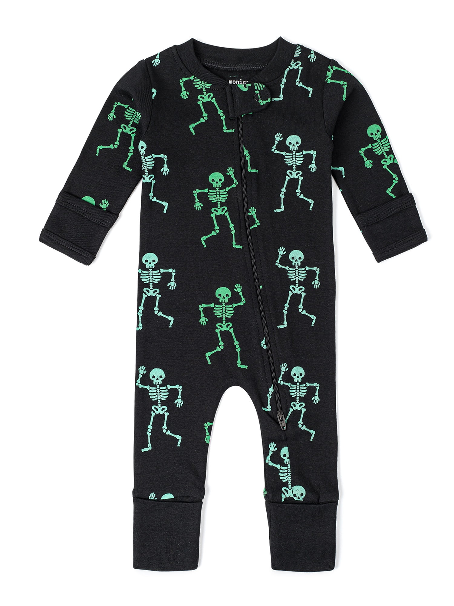 Monica + Andy Organic Cotton One Piece Coverall and Bib Set, Sizes Newborn - 18-24 Months
