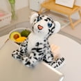 thumbnail image 7 of Simulation Snow Leopard Plush Toy-realistic Wild Animal Plushie Soft Stuffed Animal Leopard Plush Toy Home Decor, 7 of 7