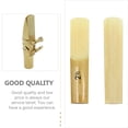 thumbnail image 3 of RENACLIPY 10Pcs Saxophone Reeds Beige Natural Material Fine Detail for Tenor Saxophone, 3 of 6