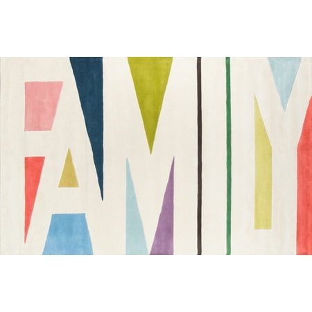 Novogratz Family Wordplay Rug, MULTI (Best Area Rugs For Family Room)
