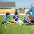 thumbnail image 4 of OUNONA Soccer Training Adjustable Training Hurdles Yellow PP for Trainers Tennis Training 1Pcs, 4 of 8