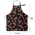 thumbnail image 5 of Uemuo Watermelon Pattern Waterproof Apron Adjustable Dishwasher Apron- Apron for Women Men Heavy Duty Work Apron for Dishwashing Chemical Lab, 5 of 9