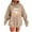 Khaki, variant on Uootdi Christmas Hoodies for Women Plus Size Drawstring Tie Dye Sweatshirt Loose Fit Cute Gift Hoodie Fall Pullover with Pocket