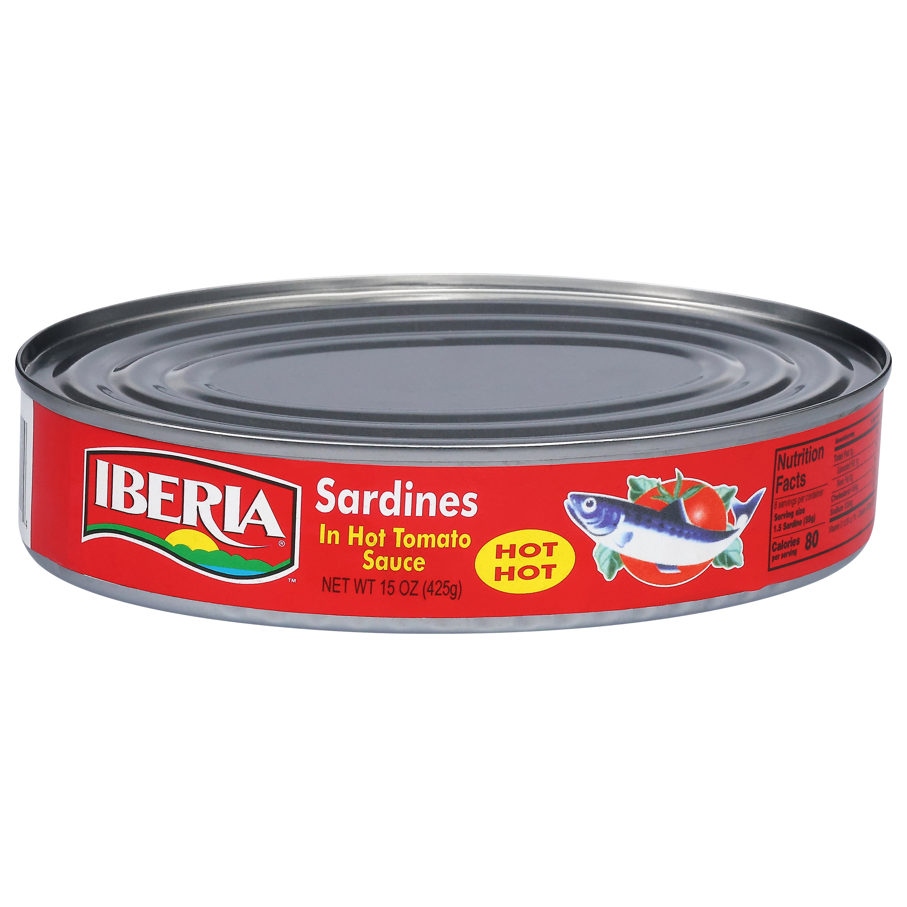 Iberia Hot Hot Sardines in Hot Tomato Sauce, 15 oz