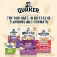 thumbnail image 4 of Quaker Oat So Simple Apple & Blueberry Porridge Sachets Cereal 10 x 36g, British Import (Pack of 3), 4 of 5