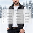 thumbnail image 6 of FRSASU Men's Lightweight Puffer Vest Outerwear Warm thermal Sleeveless Full Zip Up Stand Collar Puffy Jacket Black, 6 of 6