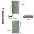thumbnail image 5 of FALAN MULE Wallets for Women RFID Blocking Vegan Leather wristlet wallet Trifold Clutch Large Capacity Credit Card Holder, 5 of 7