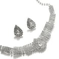 thumbnail image 4 of SOHI Silver-Plated White Stone-Studded Jewellery Set, 4 of 6