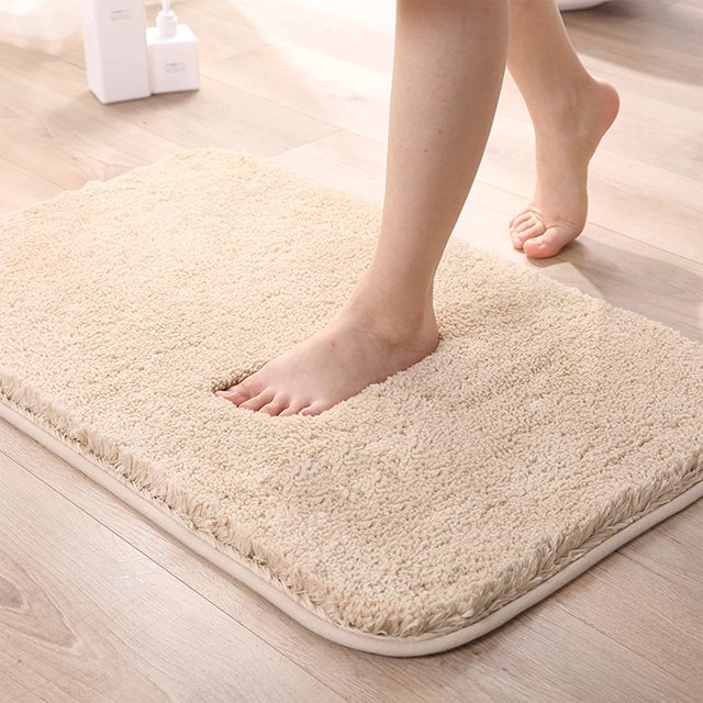 Bath Mats Non Slip Bathroom Mats Shower Mat Absorbent Bathroom Rug Small Rug Door Mat Inside Kitchen Rugs Carpet Mat for Bathroom Bedroom Kitchen Entrance