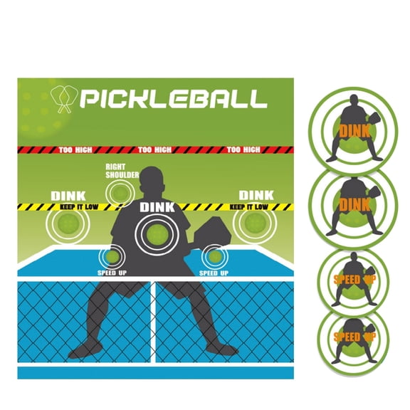 Pickleballs Rebounder Trainings Aid Pickleballs Practice Pads Pickleballs Training Dink Pad for Outdoor & Indoor Use