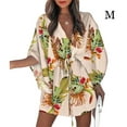 thumbnail image 5 of Robes à Lacets pour Femmes Été Jupe Élégante Décontractée Robe Ligne A Mode Robe Courte à Nouer Fête Plage Maison Travail Type3 m, 5 of 5