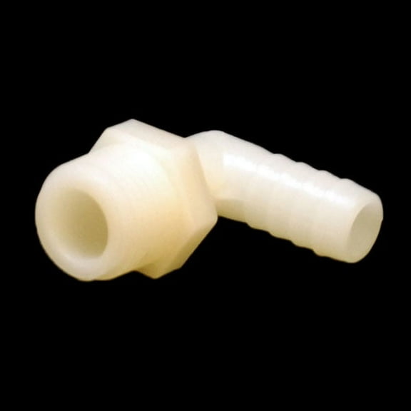 MasterCraft 556260 Off White 1/2 MPT x 3/8 HB 90 Degree Nylon Boat Shower Fitting