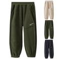 thumbnail image 2 of YunPes Boys Sweatpant Children Jogging Bottoms with Pocket Sports Track Pant Winter Elastic Waist Active Pant 3 Month Old Clothes, 2 of 7