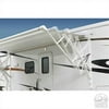 Carefree OV25APHW Travel'r White with Matching White Casting Adjustable Pitch 12 Volt Electric RV Awning Arms Set