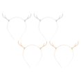 thumbnail image 4 of 4pcs Reno Cornamenta Navidad Broche de pelo Navidad Aro de pelo Antlers Tocado, 4 of 5