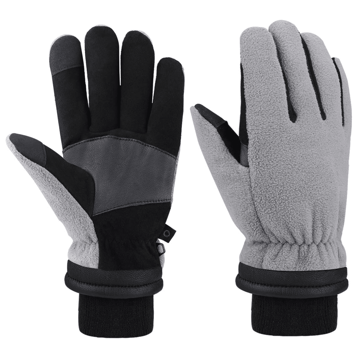 CCBETTER Winter Gloves Ski WindproofGloves for Cowhide Palm & 3M Thinsulate 