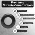 thumbnail image 3 of STONEGO 180Pcs/Set Rubber Ring Set - O-Rings in Various Sizes (1/4", 5/16", 3/8", 7/16", 1/2", 5/8", 7/8", 1") - Durable Rubber Hole Rings for Sealing and Gaskets, 3 of 7