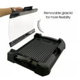 thumbnail image 2 of MegaChef MCG-106 Reversible Indoor Grill And Griddle With Removable Glass Lid, 2 of 3