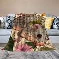 thumbnail image 2 of Qinduosi Blanket Gifts for Love Inch for Kid, Fannel Fleece Throw Blanket Super Soft Throws Blanket for Bed Couch Sofa, 2 of 6