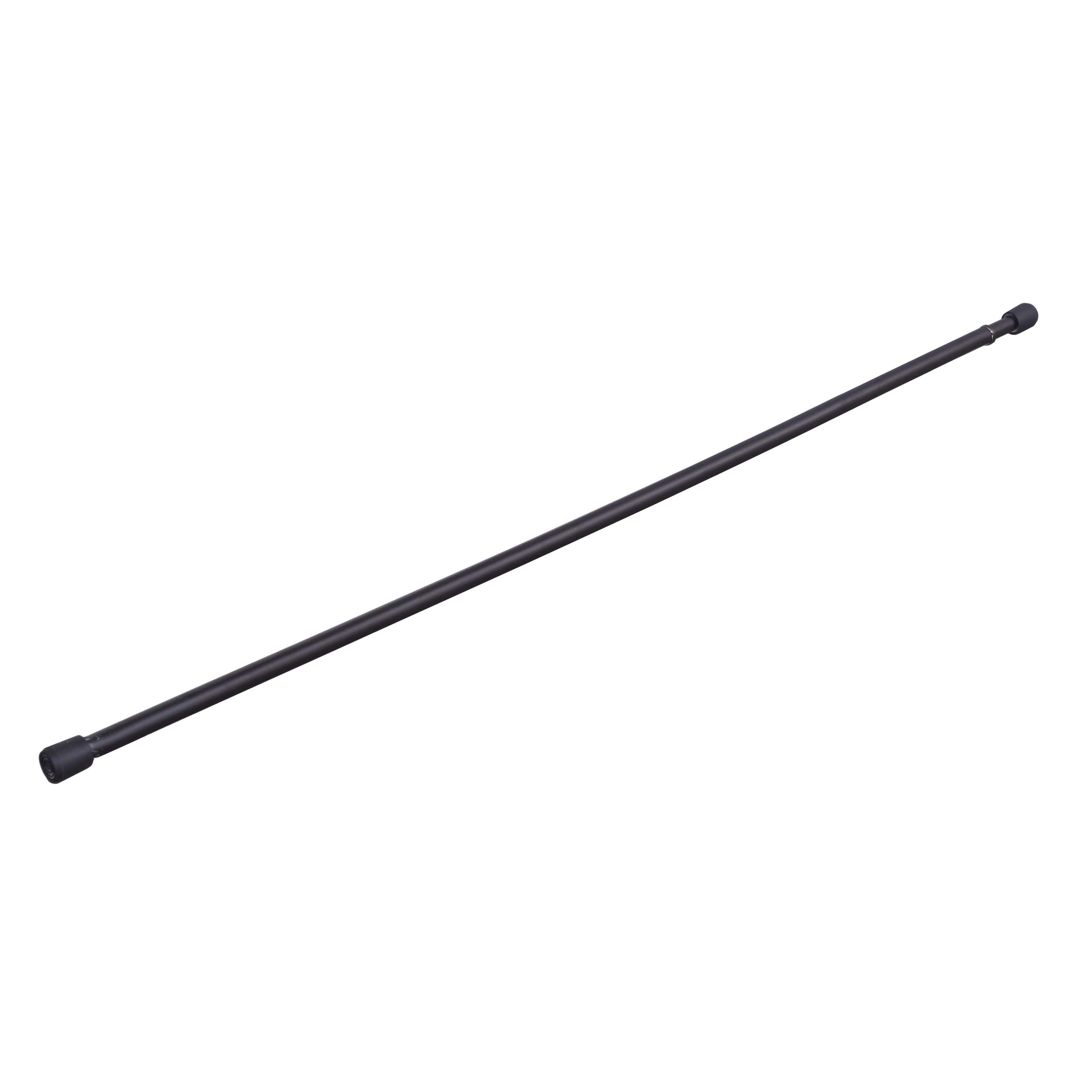 Mainstays 7/16" Adjustable Spring Tension Curtain Rod, 28-48", Black Finish