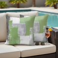 thumbnail image 2 of Outdoor Pillow Cover Sage Green Set of 2 Waterproof Throw Pillowcases Modern Style Decorative Patio Furniture Pillows for Couch Garden Indoor & Outdoor Use, 2 of 9