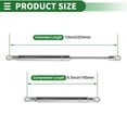 thumbnail image 6 of Unique Bargains 2 Pcs 10lb/45N 10inch/254mm Metal End Fitting Lift Support Struts Silver Tone, 6 of 8