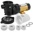 thumbnail image 1 of XtremepowerUS 75113 Pump Pool ABOVEGROUND 1.5HP 2SPEED Energy Saving, Black, 1 of 3