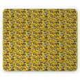 thumbnail image 1 of Floral Mouse Pad, Leafy Blossoming Flowers in Greyscale Tones Garden Art, Rectangle Non-Slip Rubber Mousepad, Earth Yellow Grey, by Ambesonne, 1 of 2