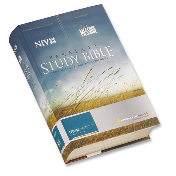 Pre-Owned Message Parallel Study Bible-PR-NIV/MS-Numbered (Hardcover) by Zondervan Bibles (Creator)