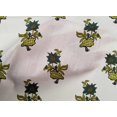 thumbnail image 4 of oneOone Cotton Poplin Fabric Leaves & Floral Block Print Fabric BTY 56 Inch Wide, 4 of 5